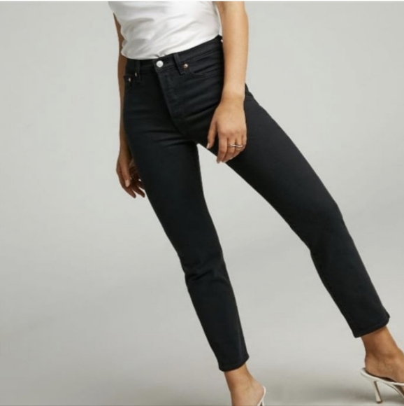 Levi's Wedgie Straight Black Sprout - Picture 13 of 13